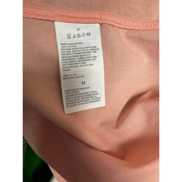 Nautical Coral Denim Shirt size Medium Slim Fit - Picture 3 of 6